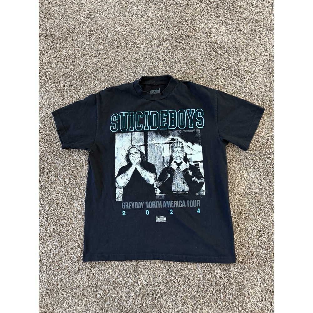 Suicide Boys G59 2024 Greyday North America Tour Concert Merch T Shirt Black L